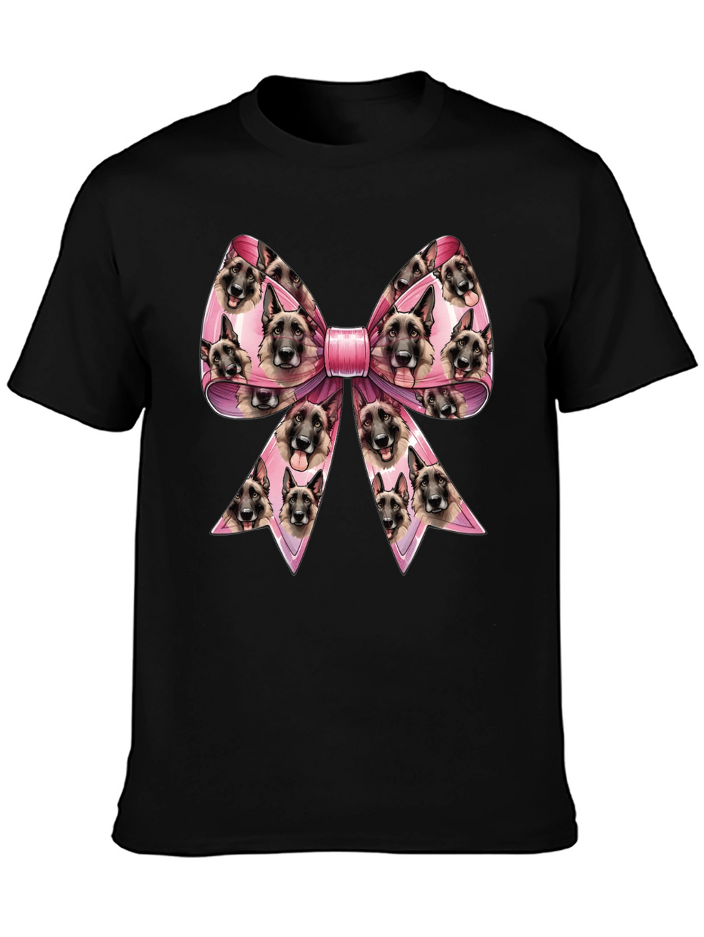 Dog Breed Bow T-Shirt - Unique Animal Lover Tee
