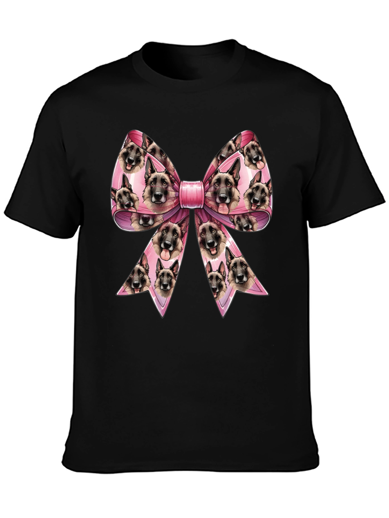 Dog Breed Bow T-Shirt - Unique Animal Lover Tee