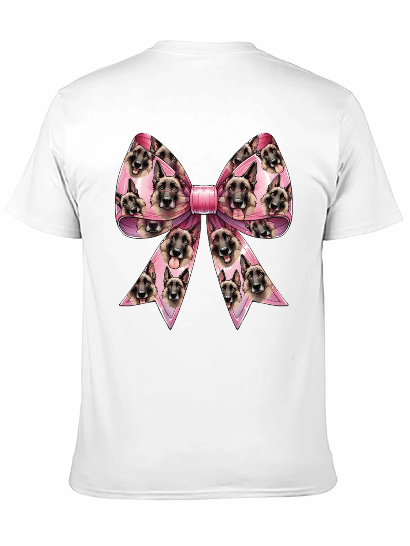 Dog Breed Bow T-Shirt - Unique Animal Lover Tee