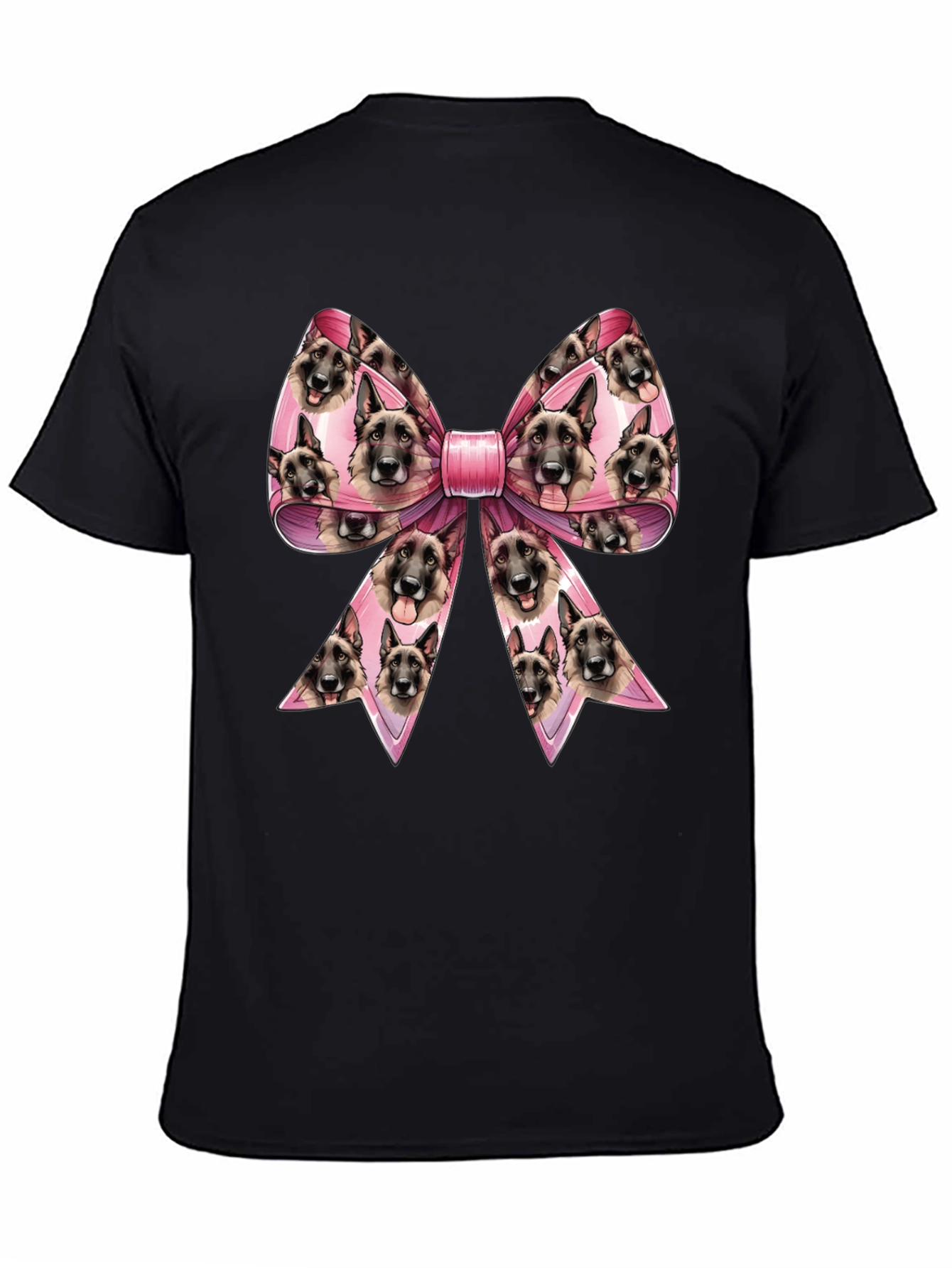 Dog Breed Bow T-Shirt - Unique Animal Lover Tee