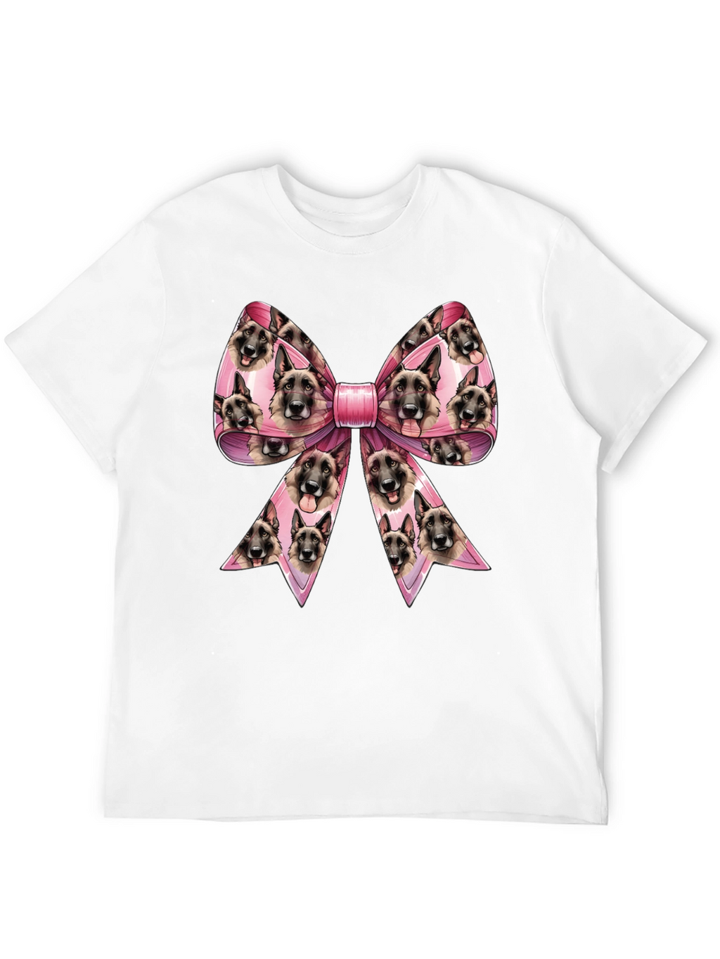 Dog Breed Bow T-Shirt - Unique Animal Lover Tee