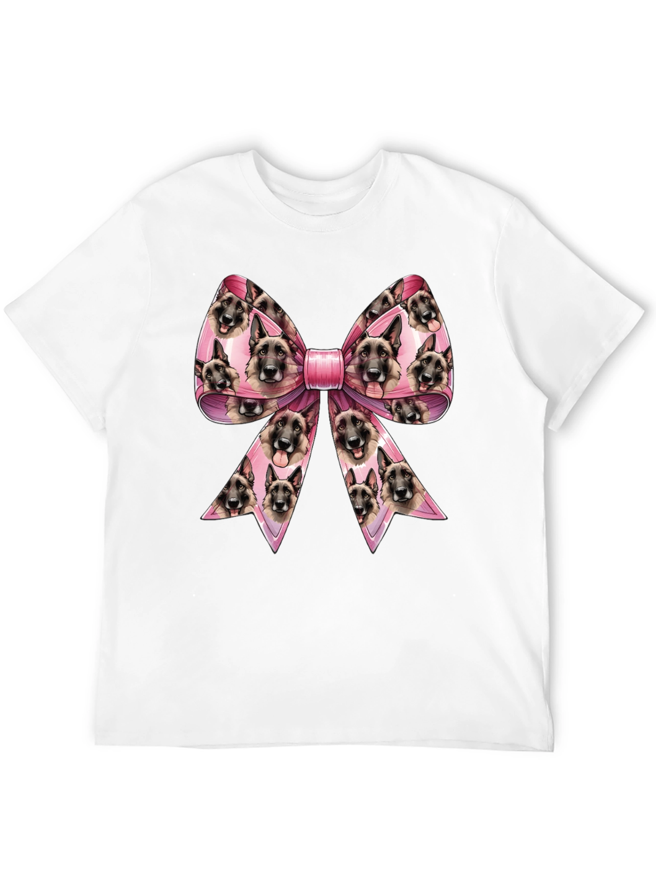 Dog Breed Bow T-Shirt - Unique Animal Lover Tee
