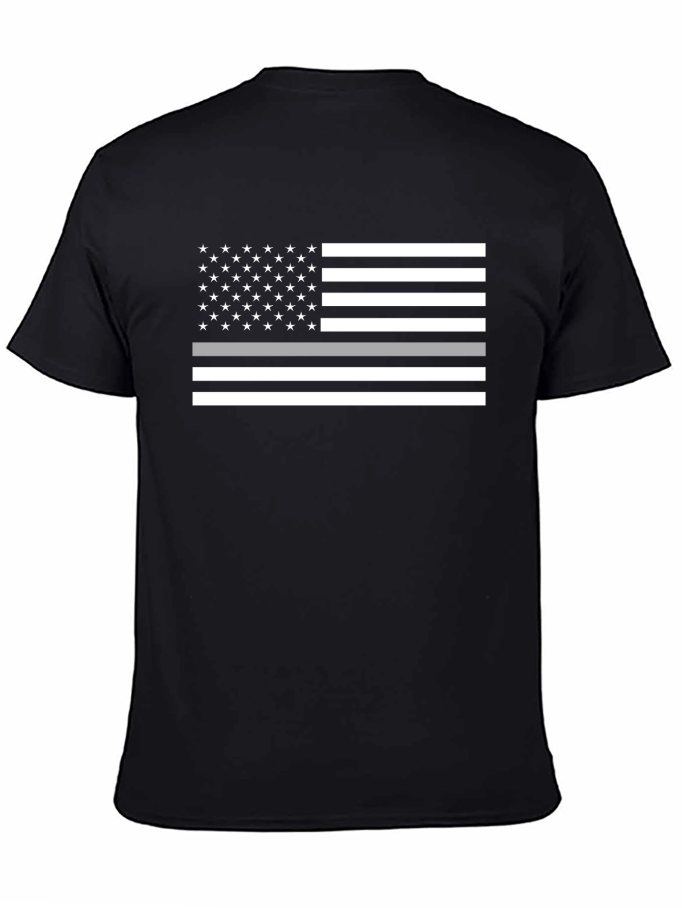 Thin Gray Line American Flag Graphic Tee