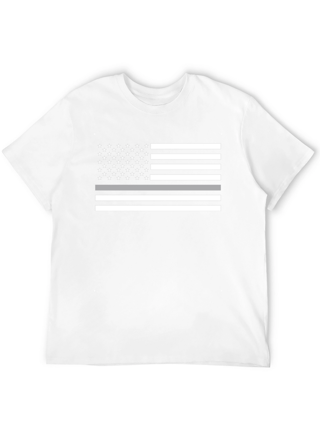 Thin Gray Line American Flag Graphic Tee