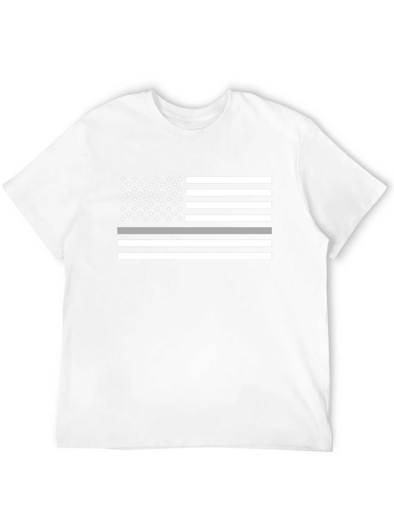 Thin Gray Line American Flag Graphic Tee