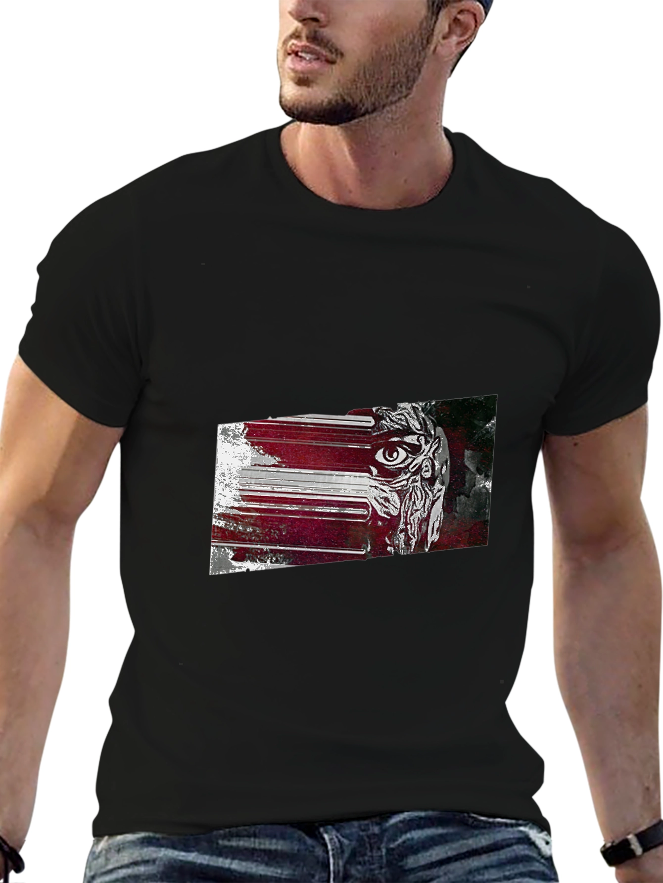 Eye Graphic Black T-Shirt