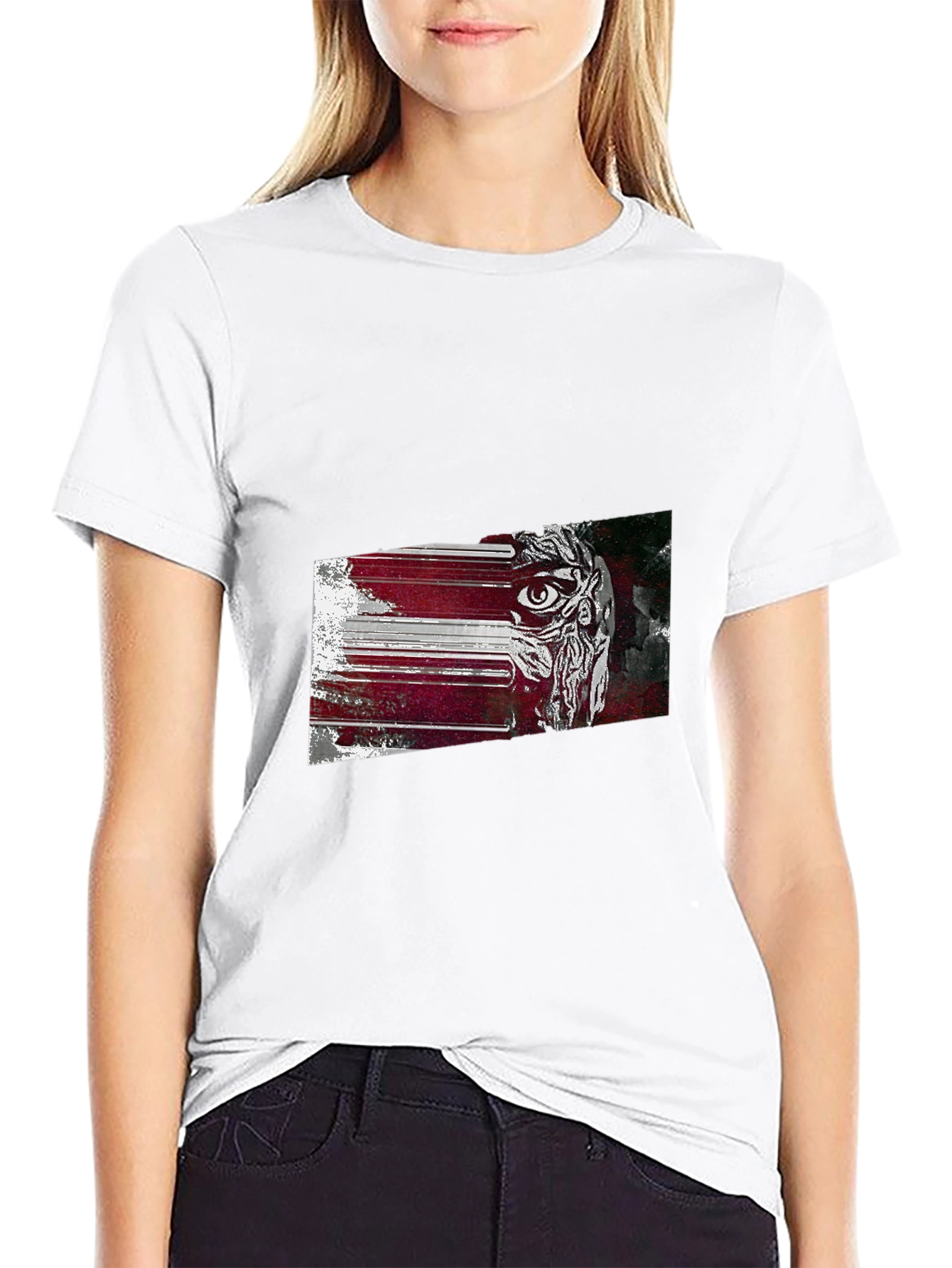 Eye Graphic Black T-Shirt