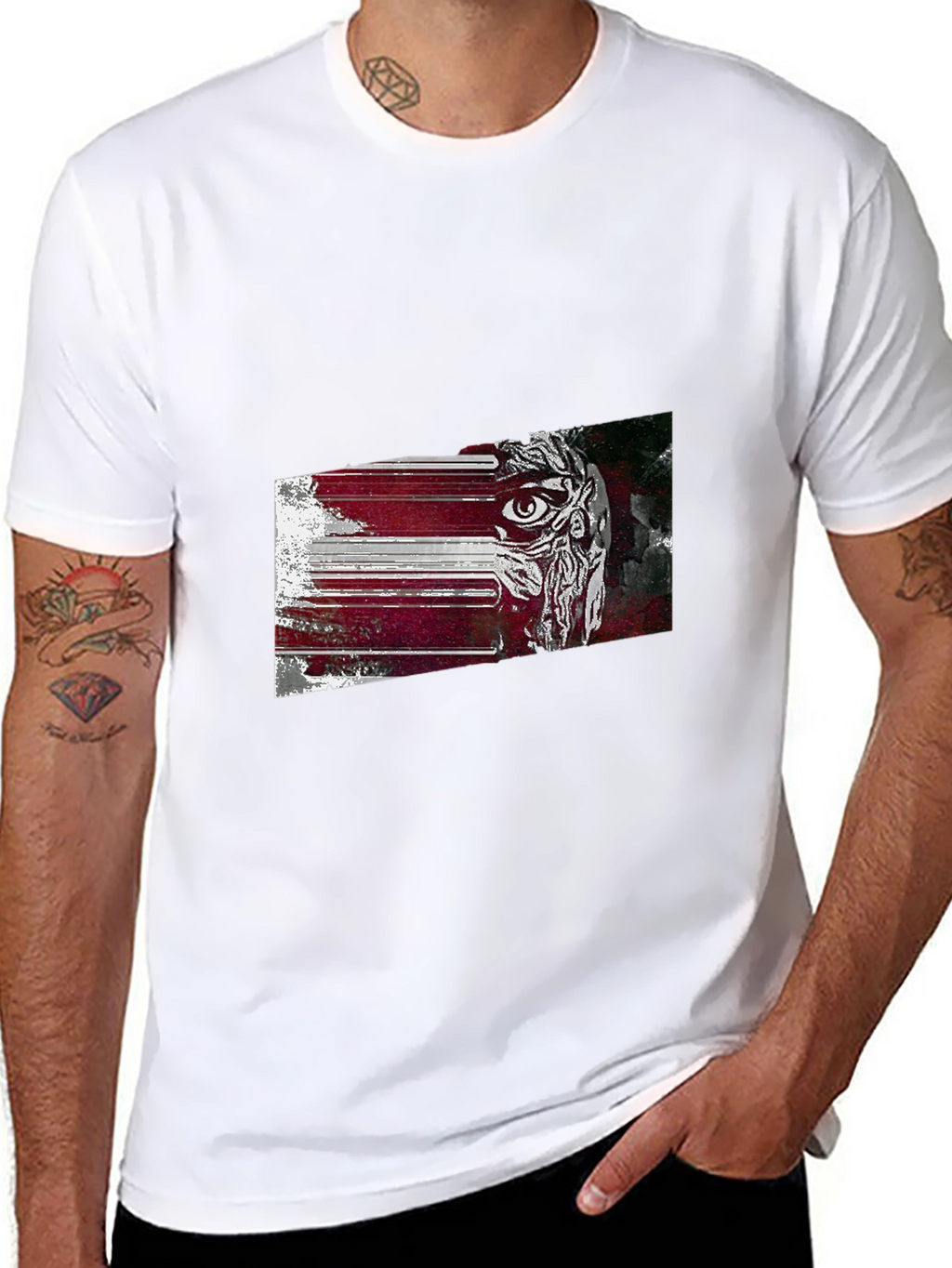 Eye Graphic Black T-Shirt