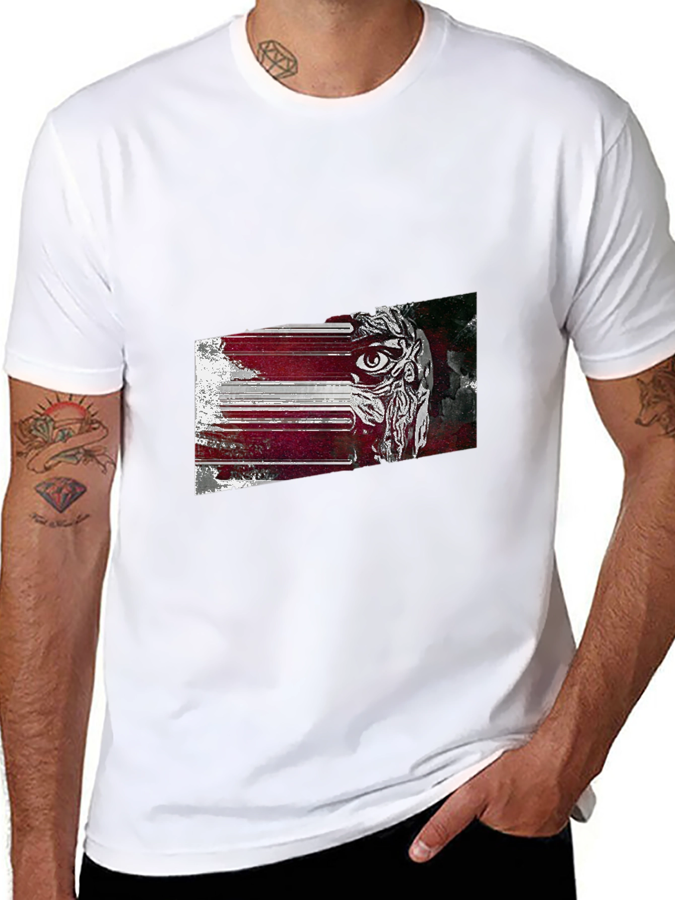 Eye Graphic Black T-Shirt