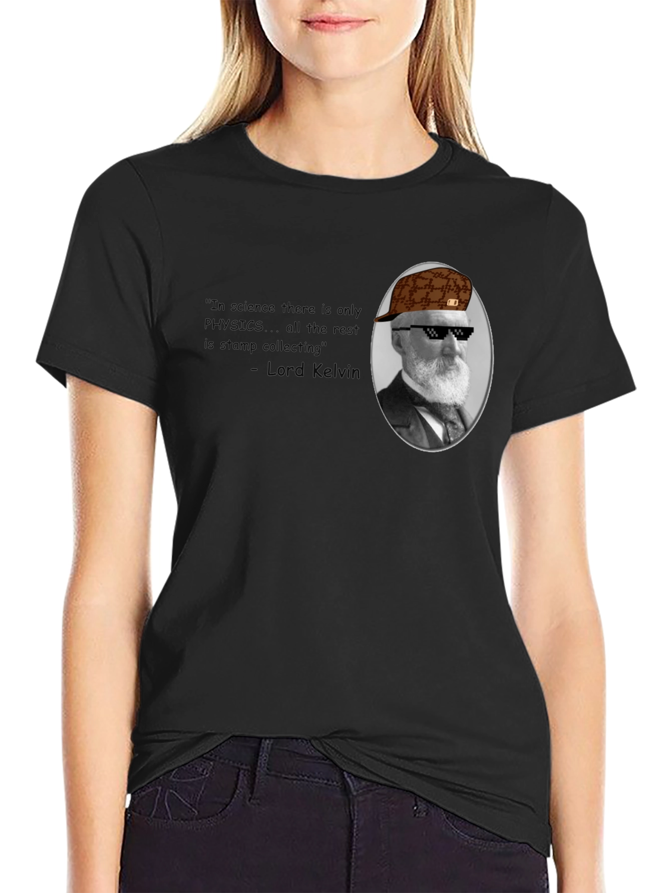 Physics Quote Graphic Tee - Lord Kelvin