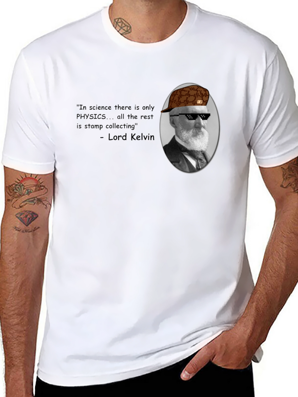 Physics Quote Graphic Tee - Lord Kelvin