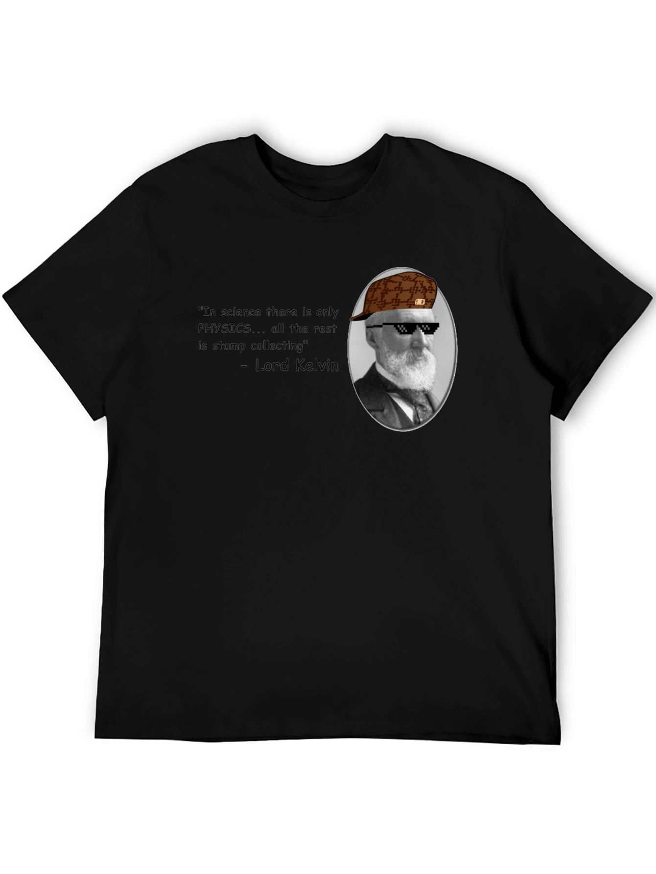 Physics Quote Graphic Tee - Lord Kelvin