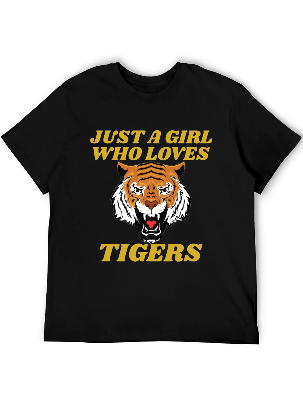 Just A Girl Who Loves Tigers T-Shirt