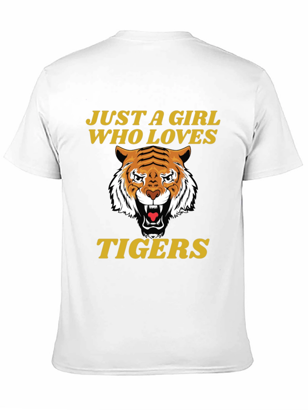 Just A Girl Who Loves Tigers T-Shirt