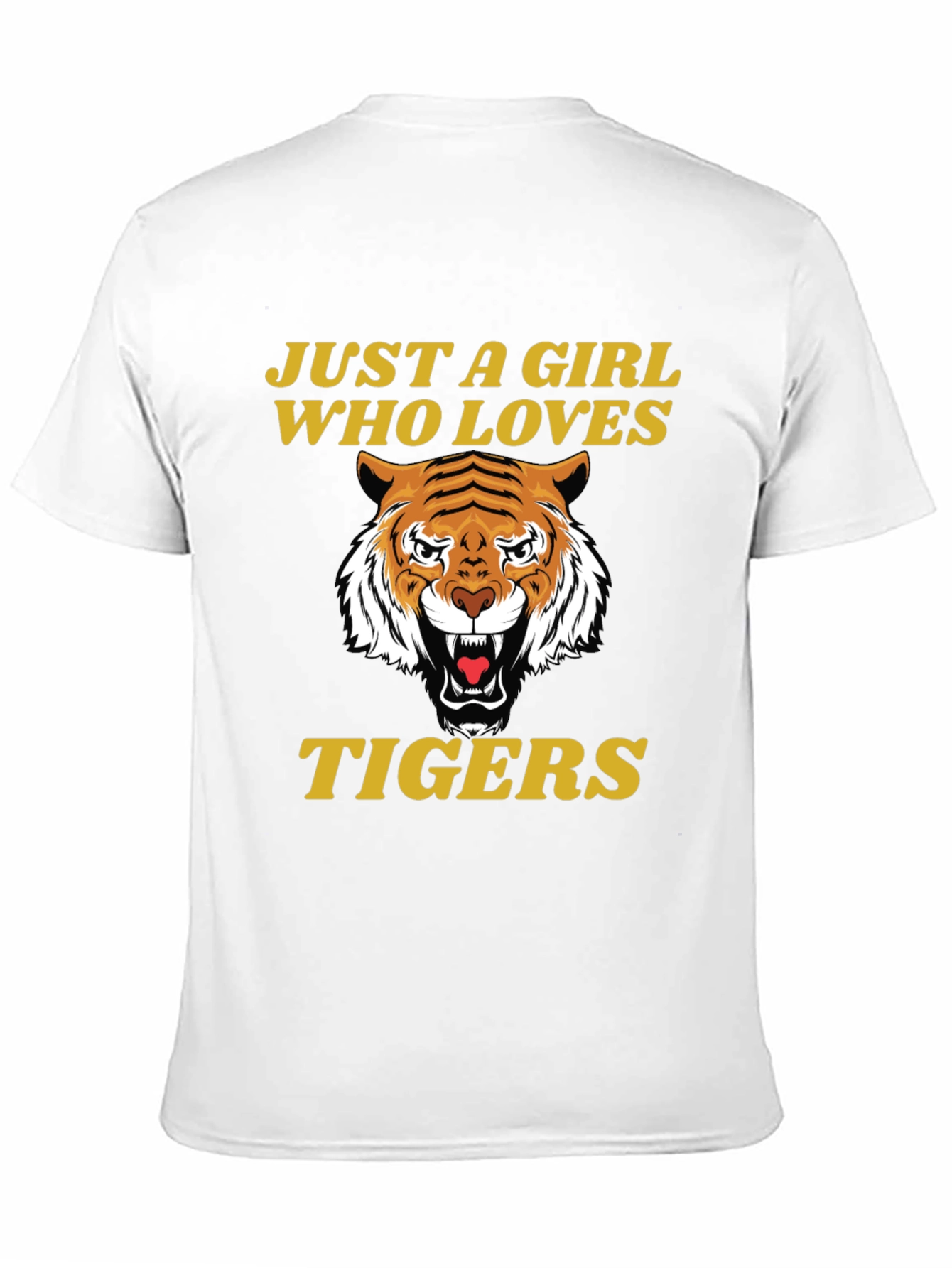 Just A Girl Who Loves Tigers T-Shirt