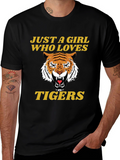 Just A Girl Who Loves Tigers T-Shirt
