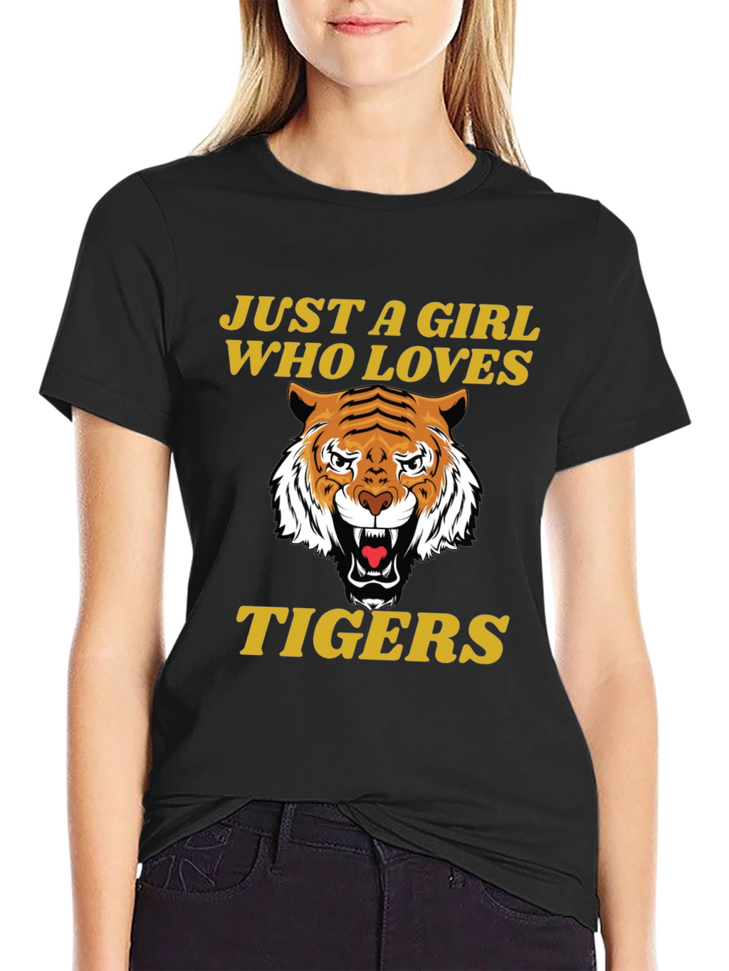 Just A Girl Who Loves Tigers T-Shirt