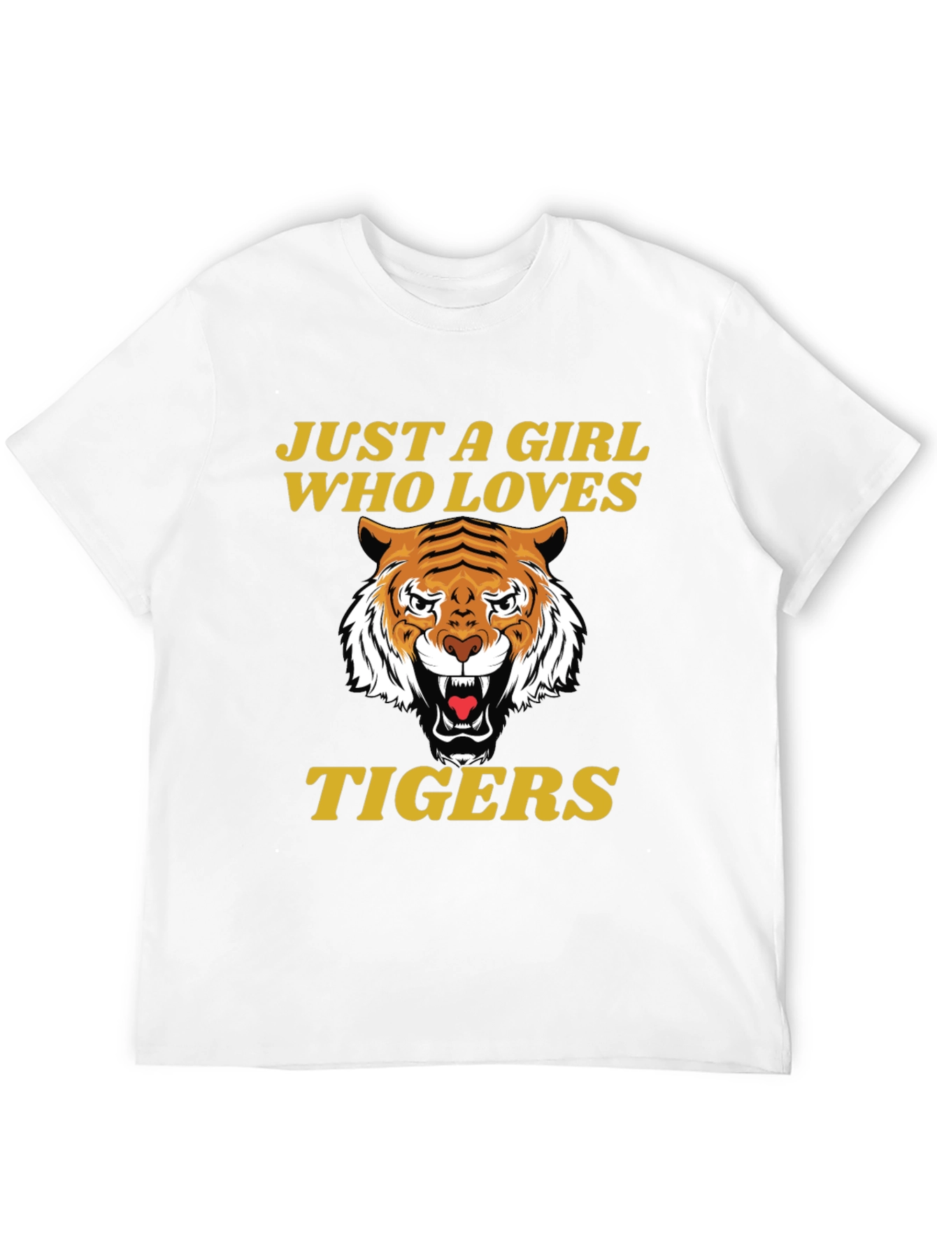 Just A Girl Who Loves Tigers T-Shirt