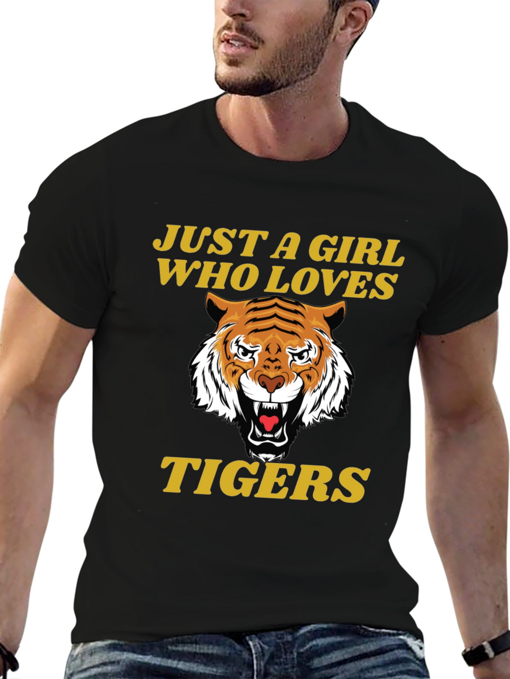 Just A Girl Who Loves Tigers T-Shirt