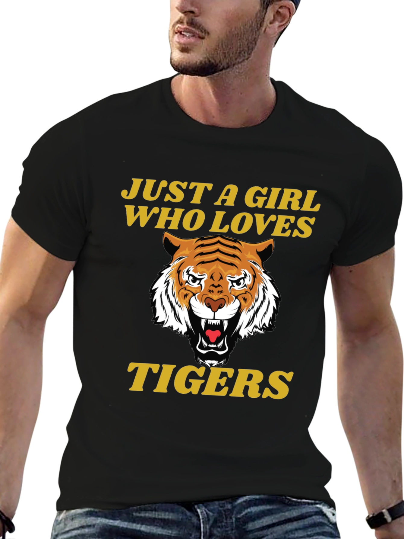 Just A Girl Who Loves Tigers T-Shirt