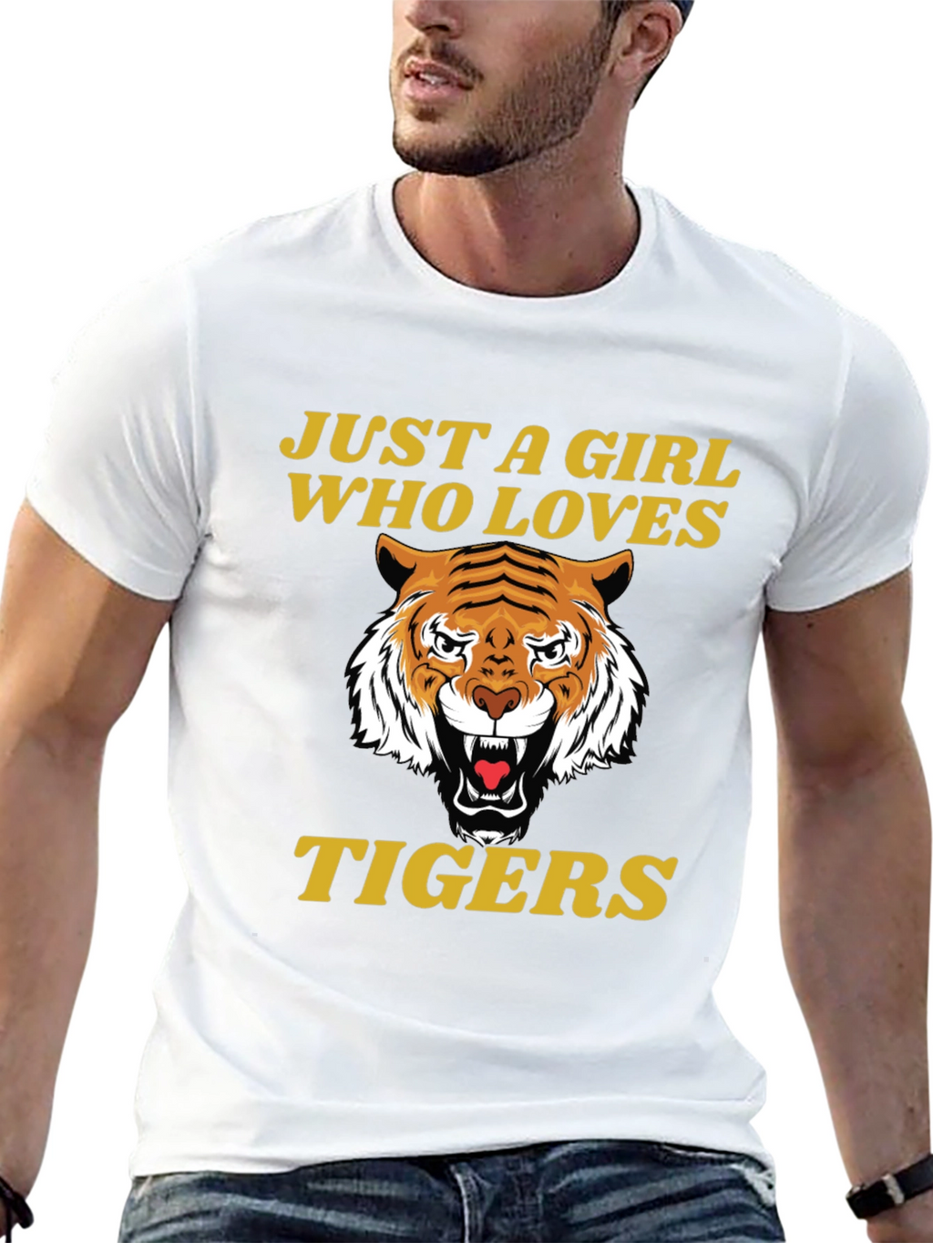 Just A Girl Who Loves Tigers T-Shirt