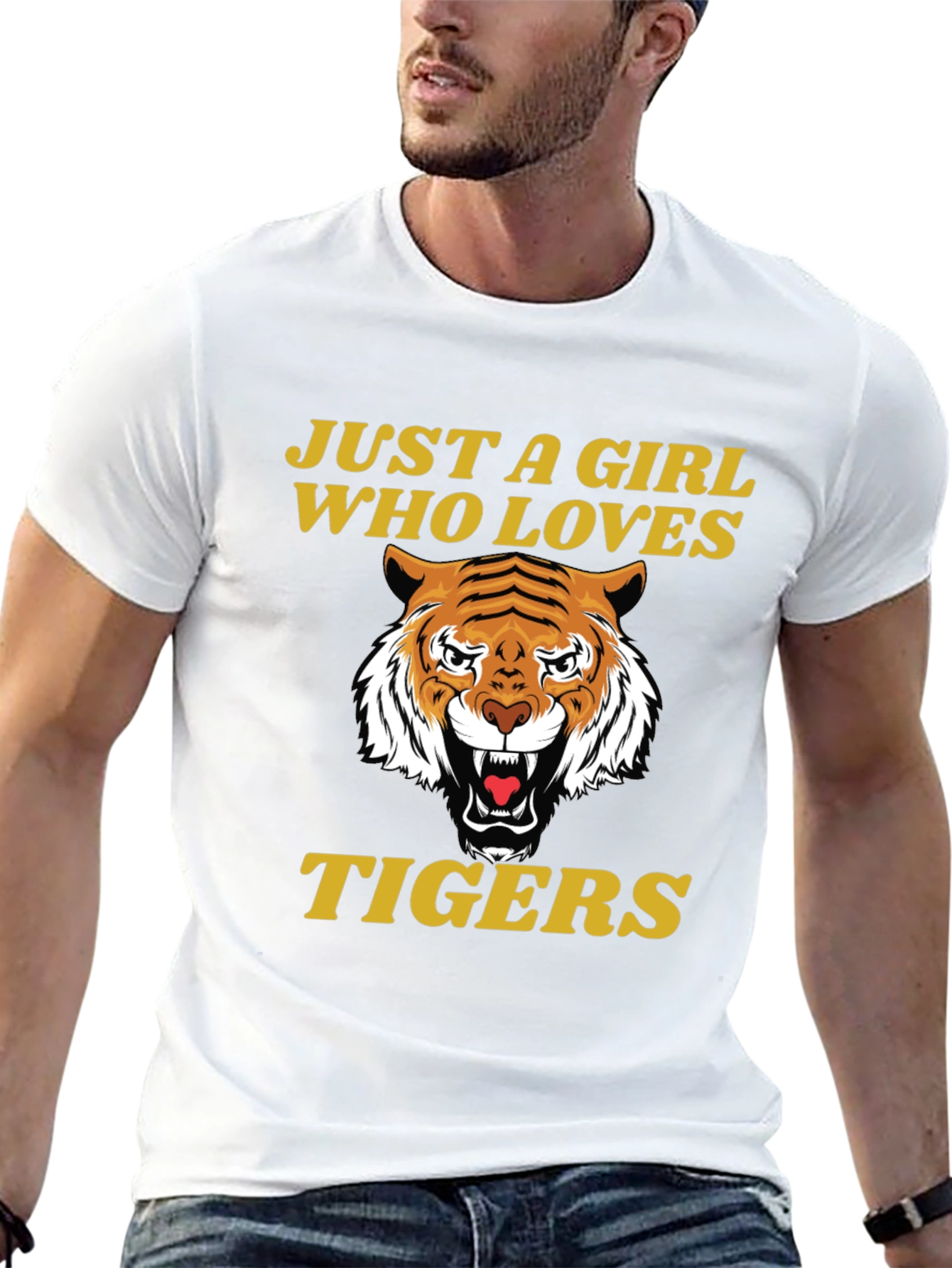 Just A Girl Who Loves Tigers T-Shirt