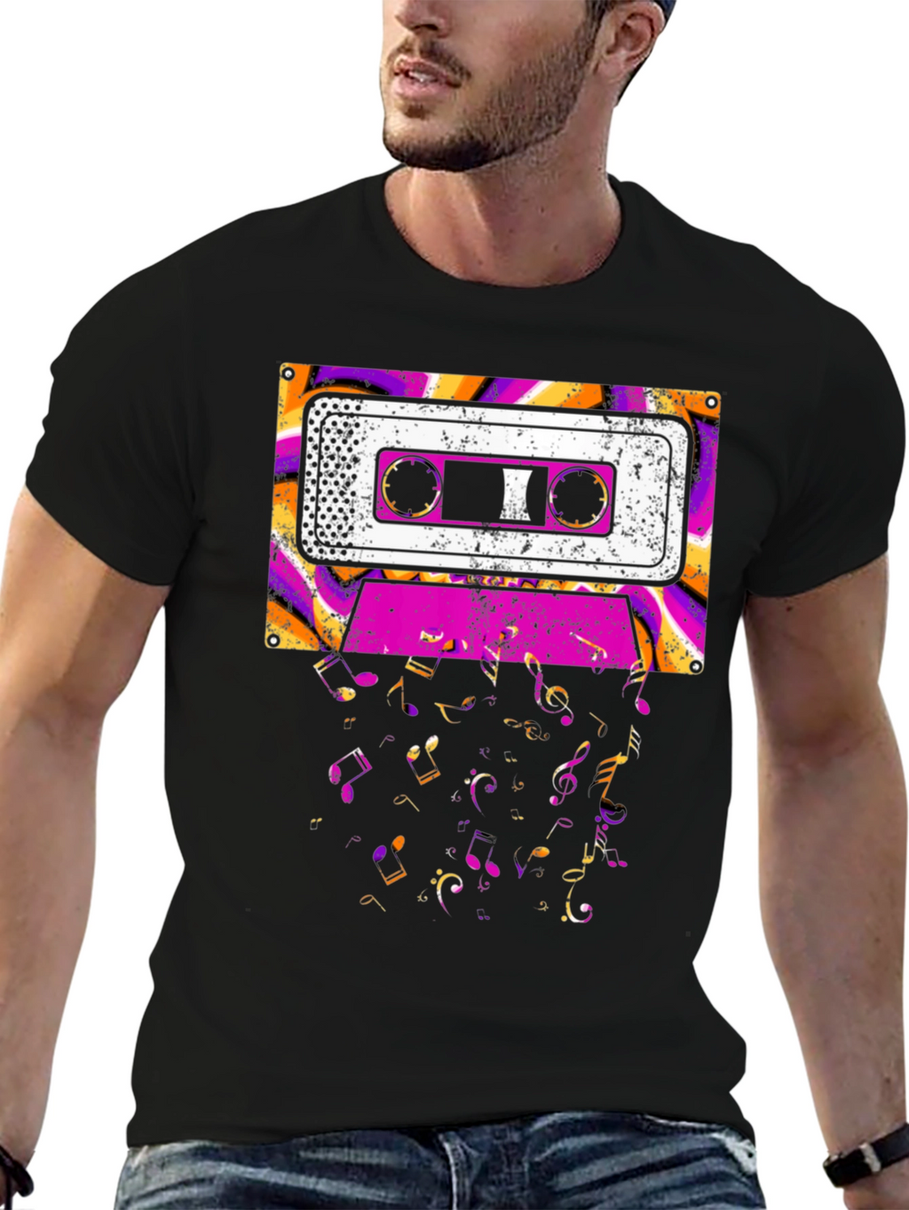 Retro Cassette Tape Music Lover T-Shirt