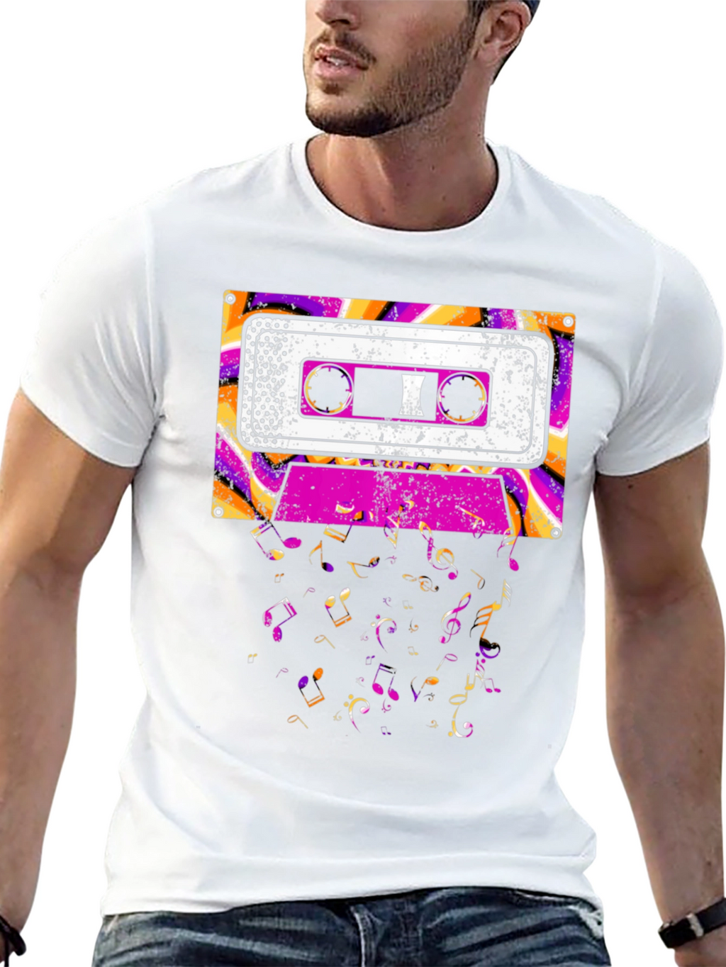 Retro Cassette Tape Music Lover T-Shirt