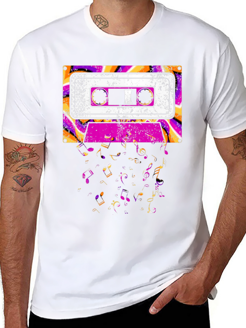Retro Cassette Tape Music Lover T-Shirt