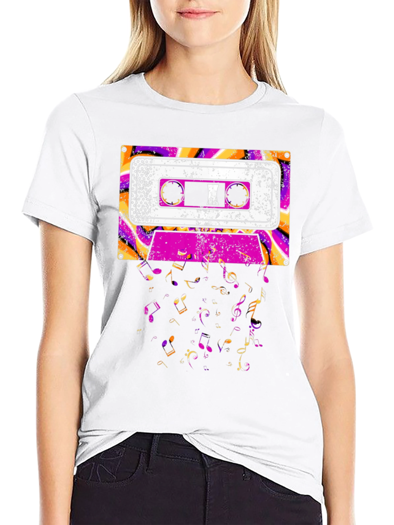 Retro Cassette Tape Music Lover T-Shirt