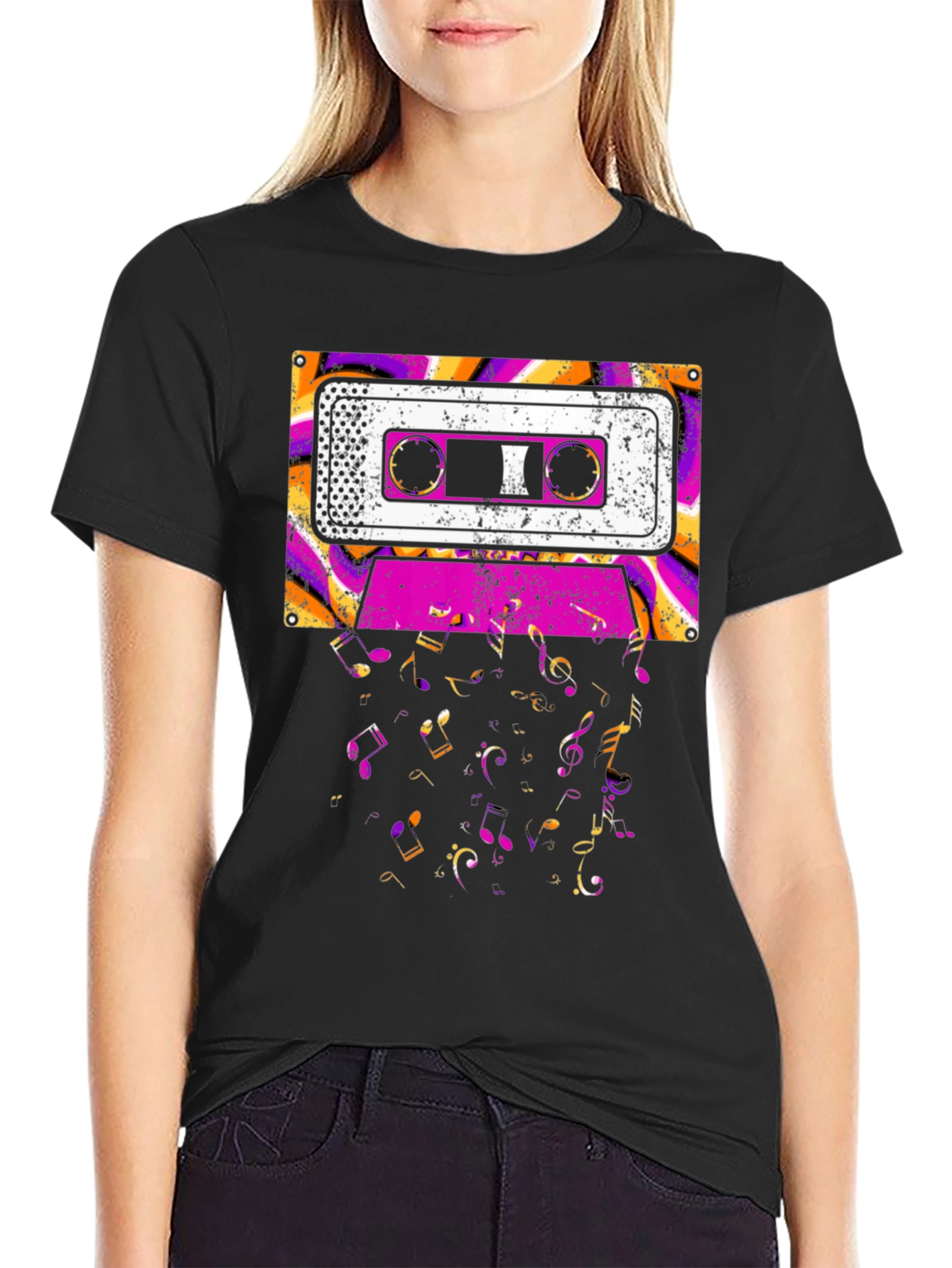 Retro Cassette Tape Music Lover T-Shirt