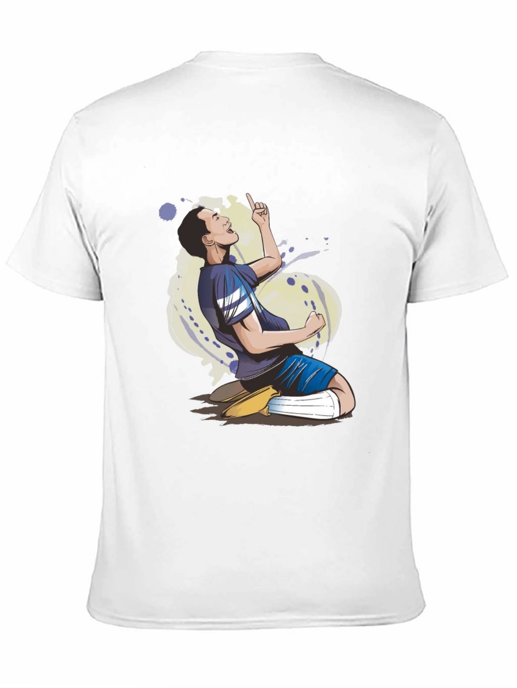 T-Shirt with a Sporting Cartoon Design