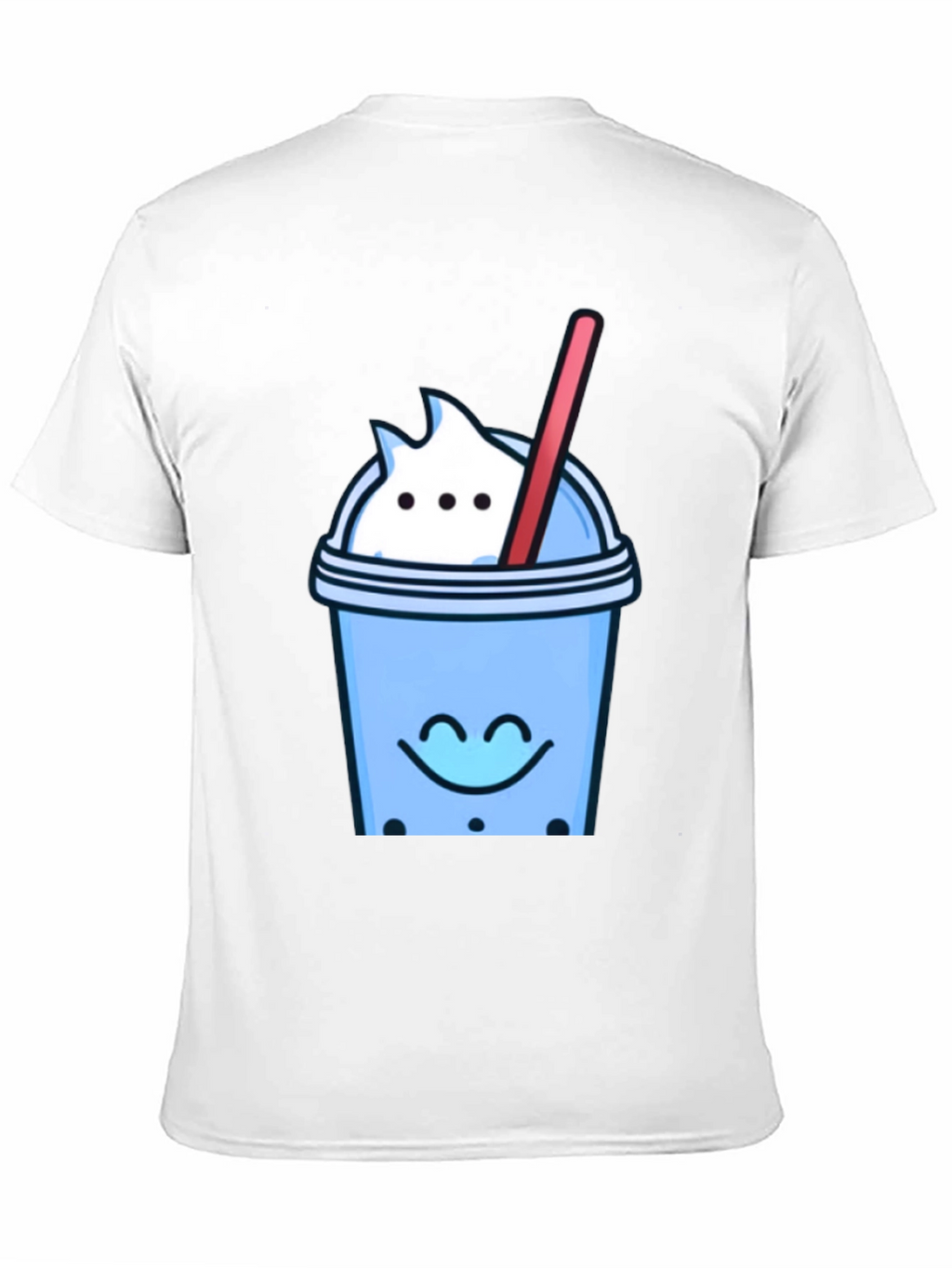 Cute Bubble Tea Graphic Tee - Black