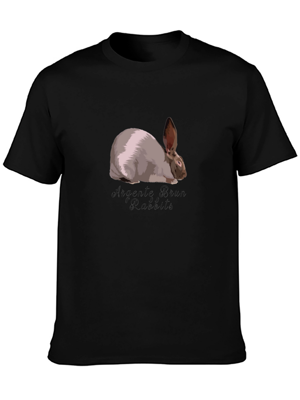 Argenté Brun Rabbits Graphic T-Shirt