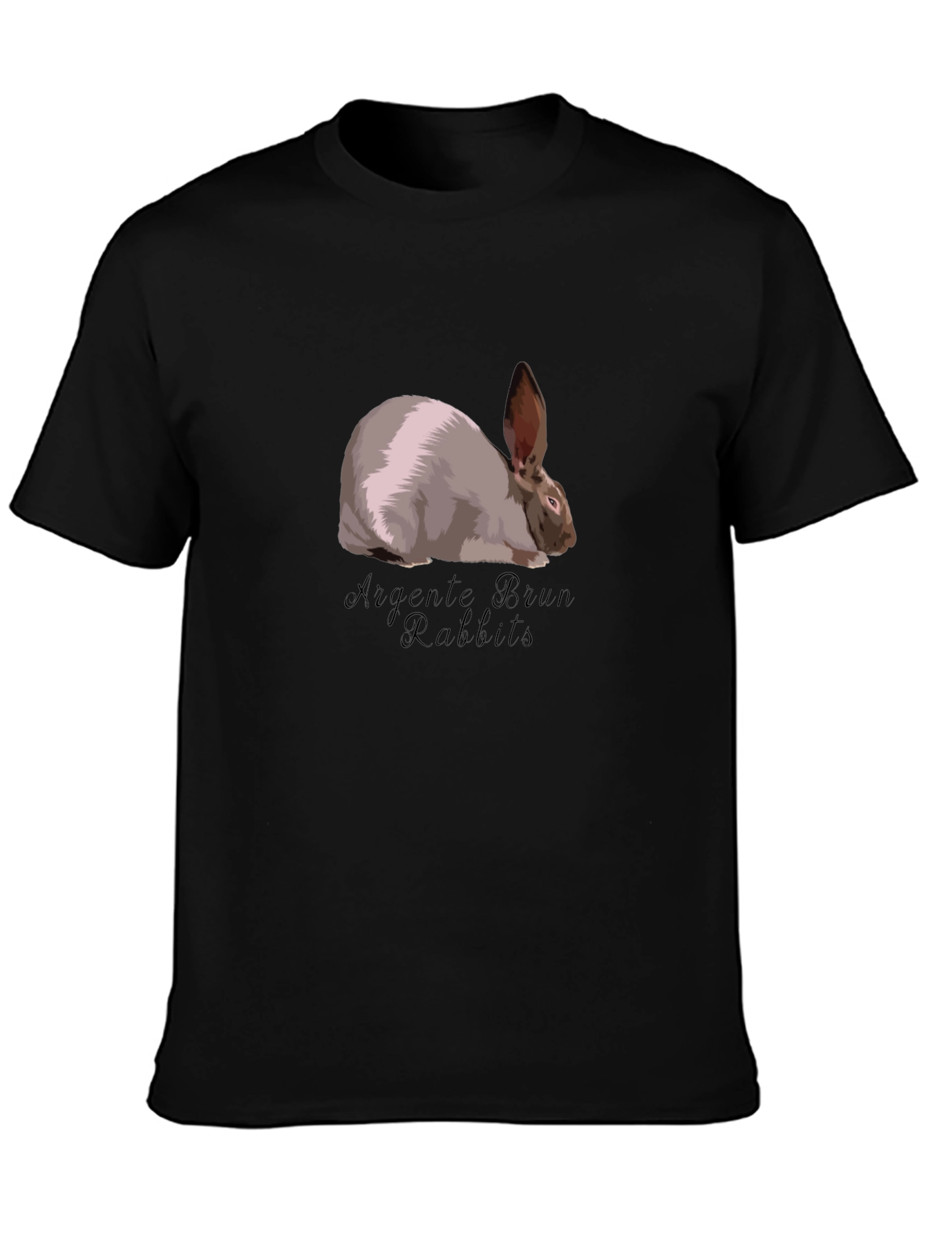 Argenté Brun Rabbits Graphic T-Shirt