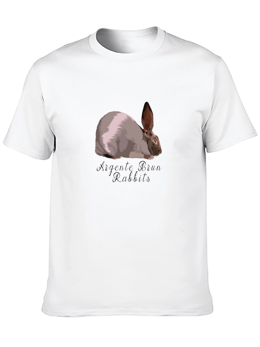 Argenté Brun Rabbits Graphic T-Shirt