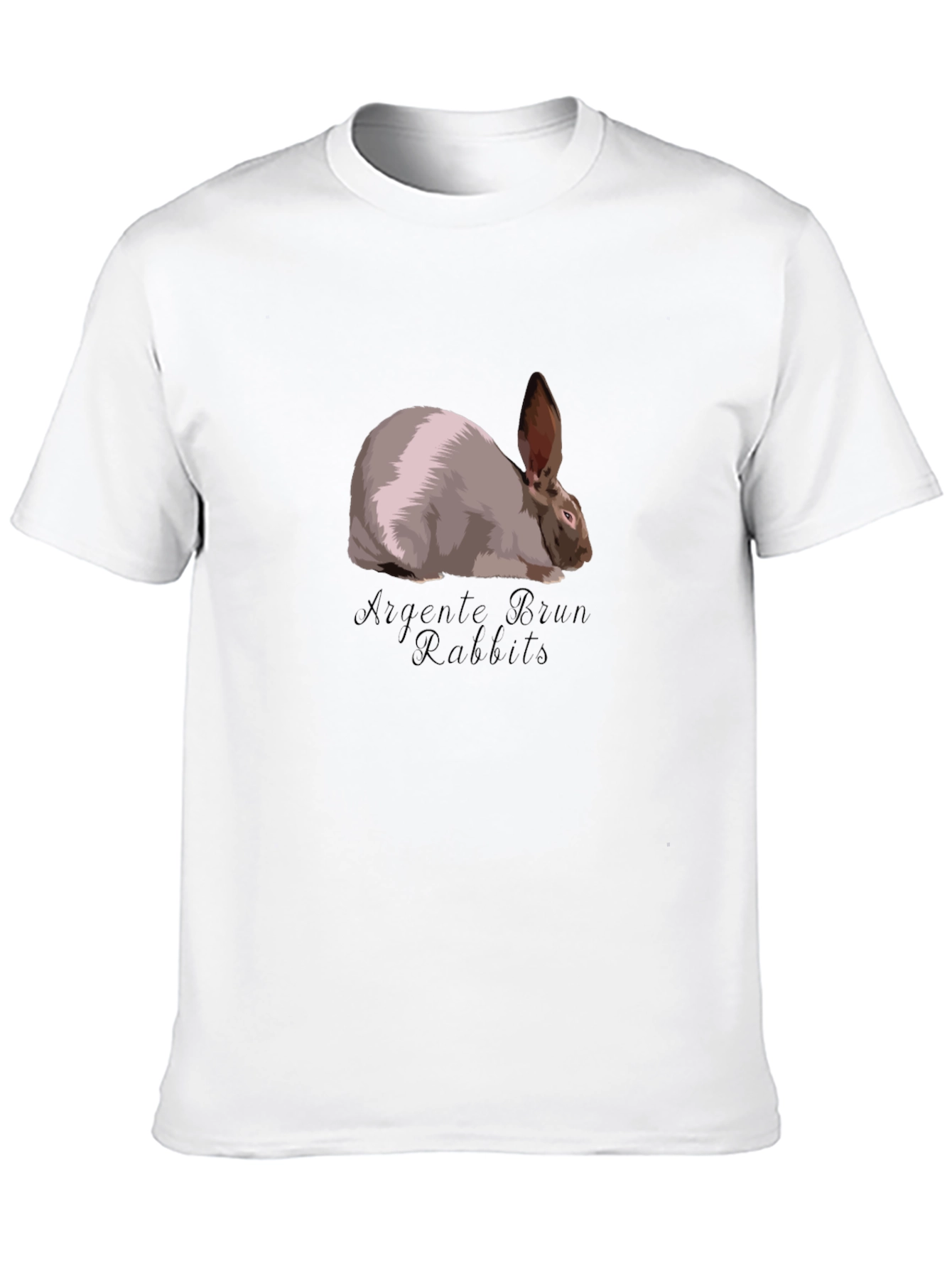 Argenté Brun Rabbits Graphic T-Shirt