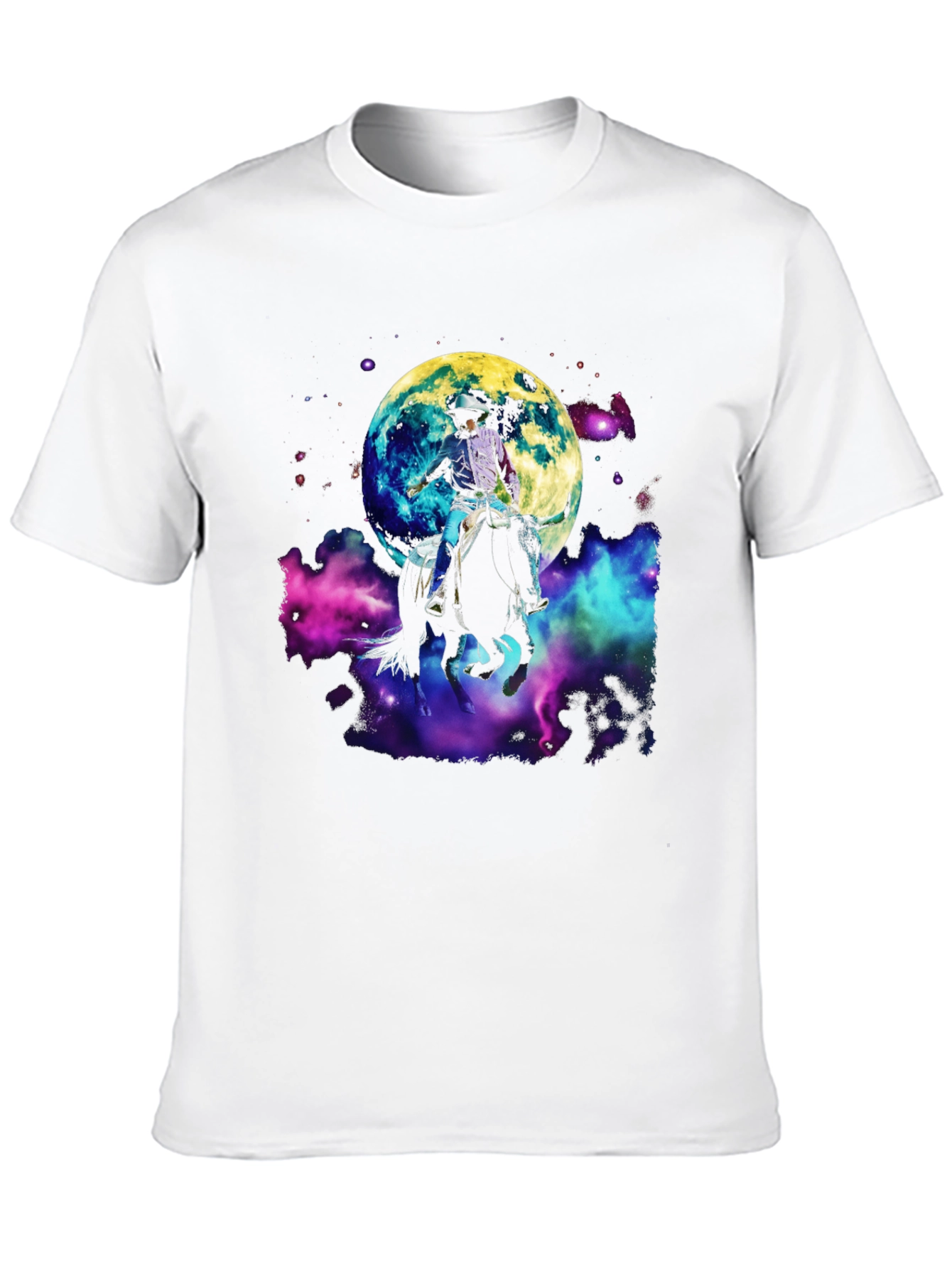 Cosmic Cowboy T-Shirt - Moon Rodeo Design