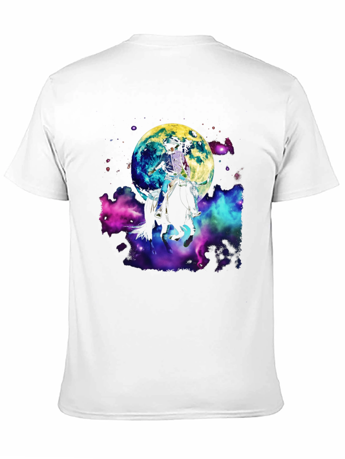 Cosmic Cowboy T-Shirt - Moon Rodeo Design