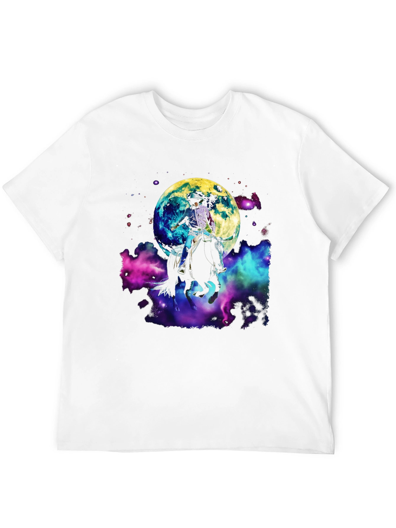 Cosmic Cowboy T-Shirt - Moon Rodeo Design