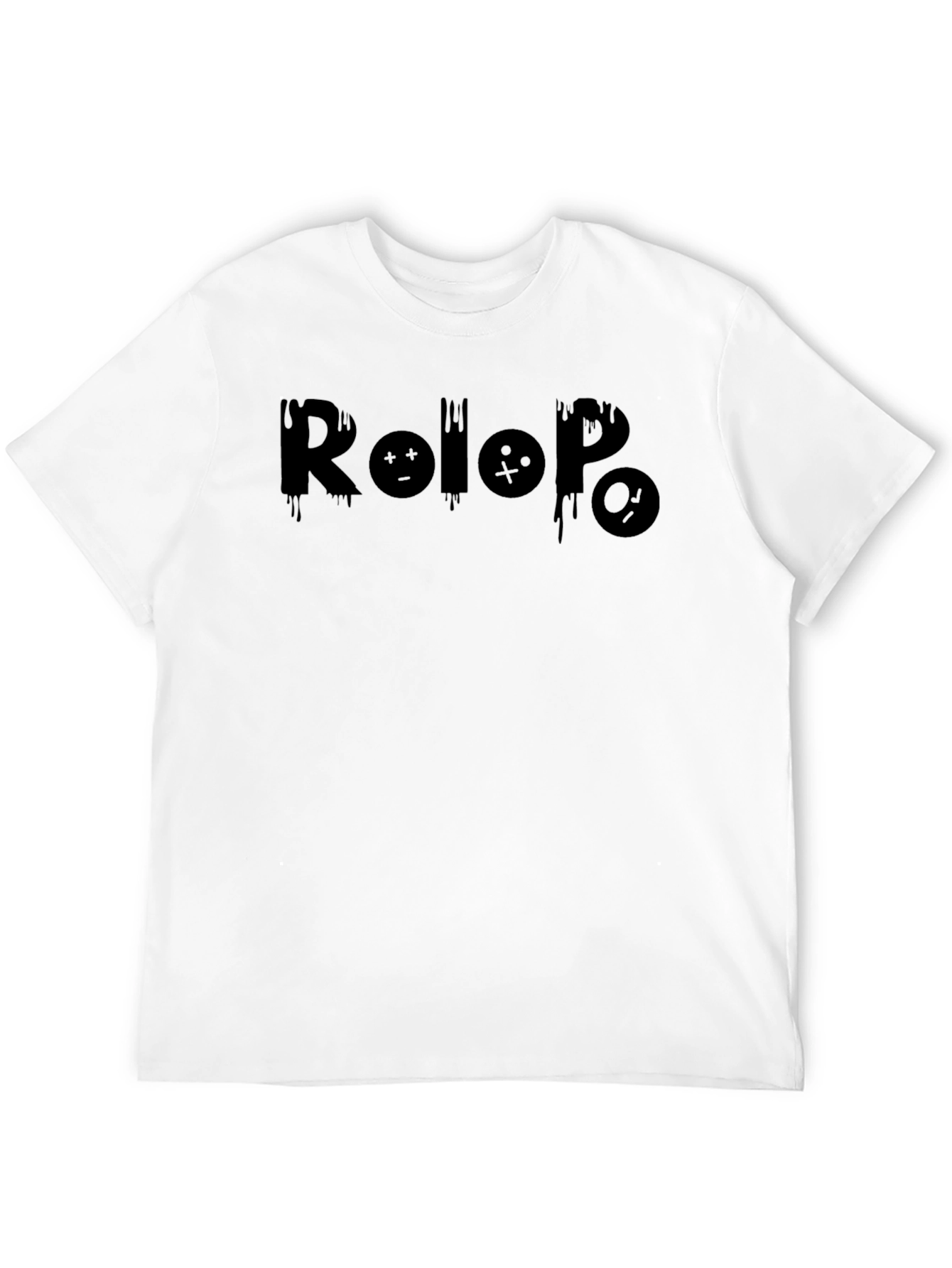 Rolopo Graphic Print Black T-Shirt