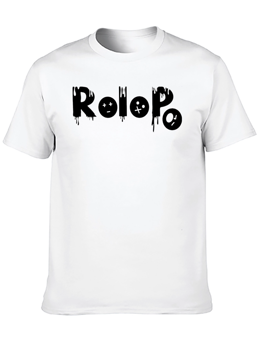 Rolopo Graphic Print Black T-Shirt