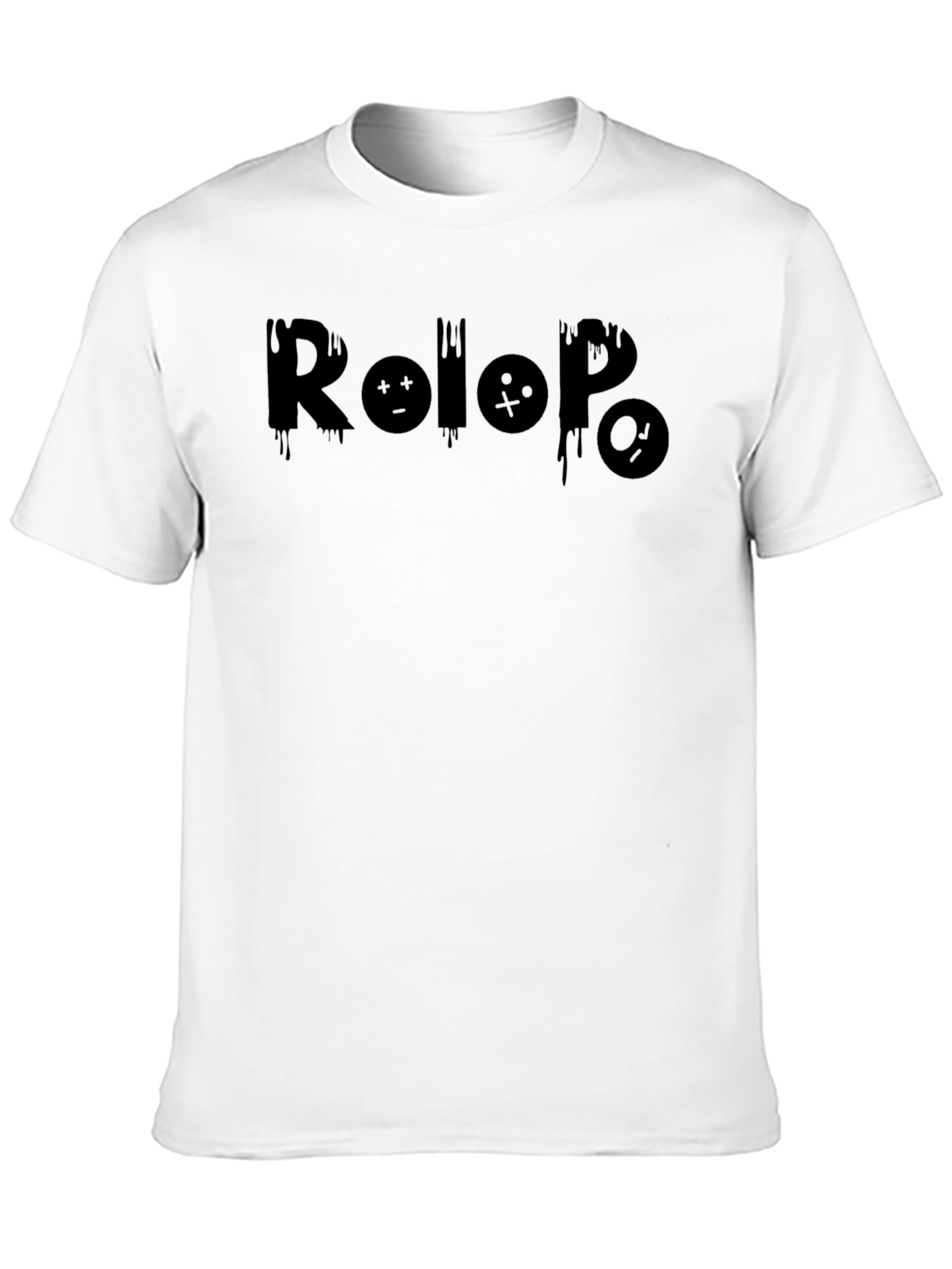 Rolopo Graphic Print Black T-Shirt