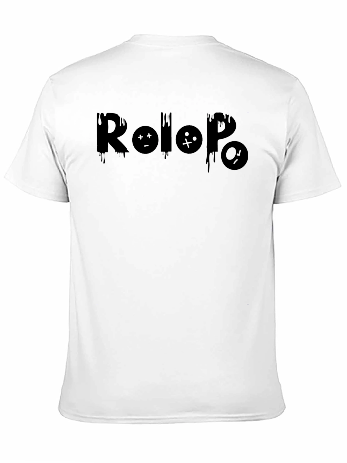 Rolopo Graphic Print Black T-Shirt