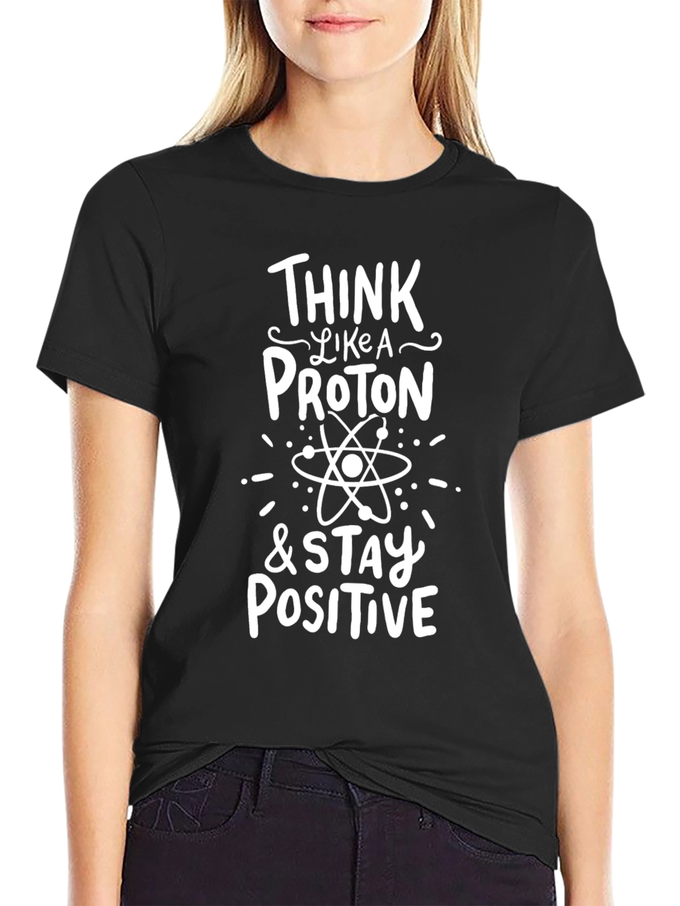 Think Like A Proton T-Shirt - Black Science Tee