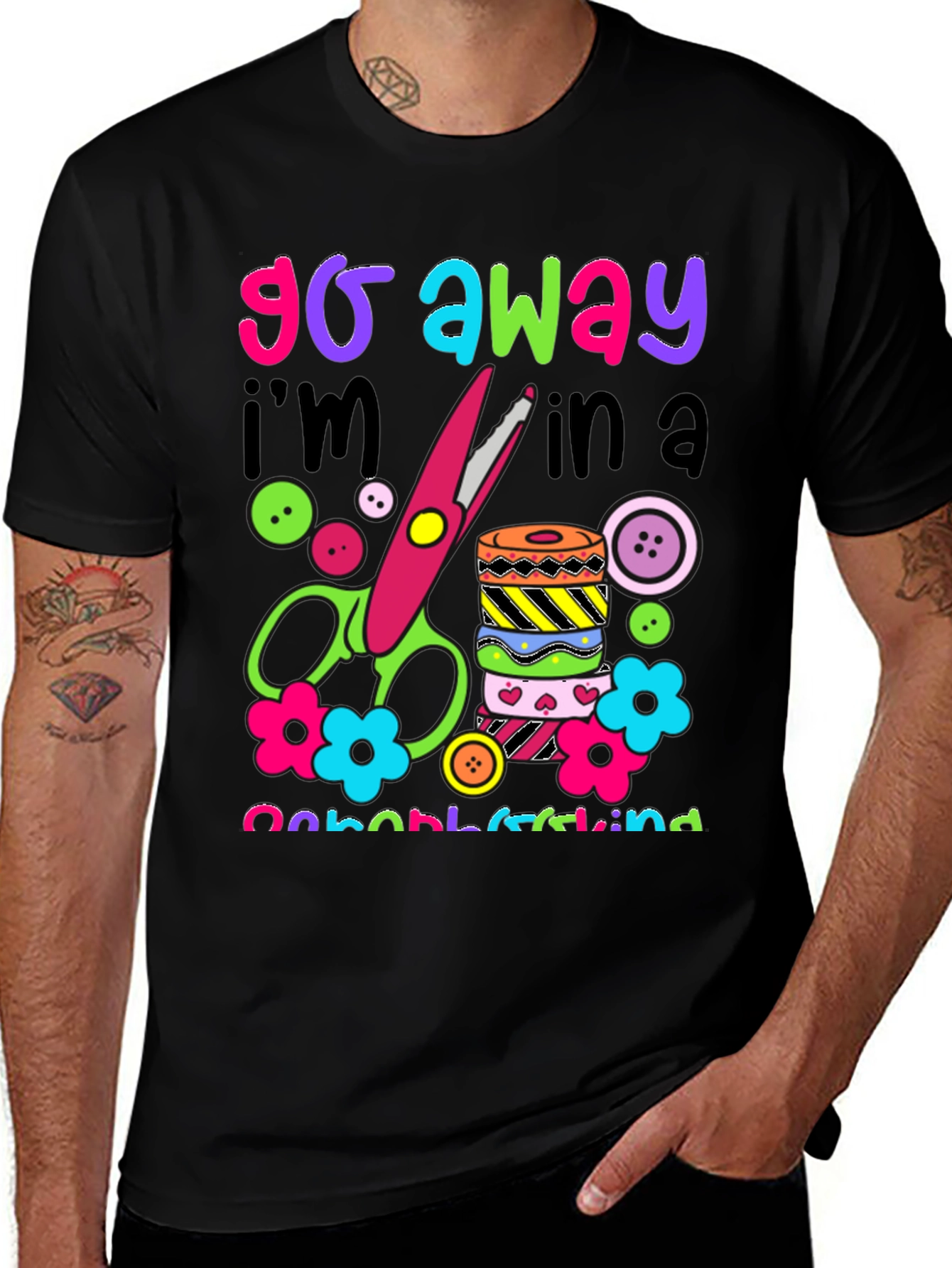 Go Away Im In a Crafting Kind of Mood T-Shirt