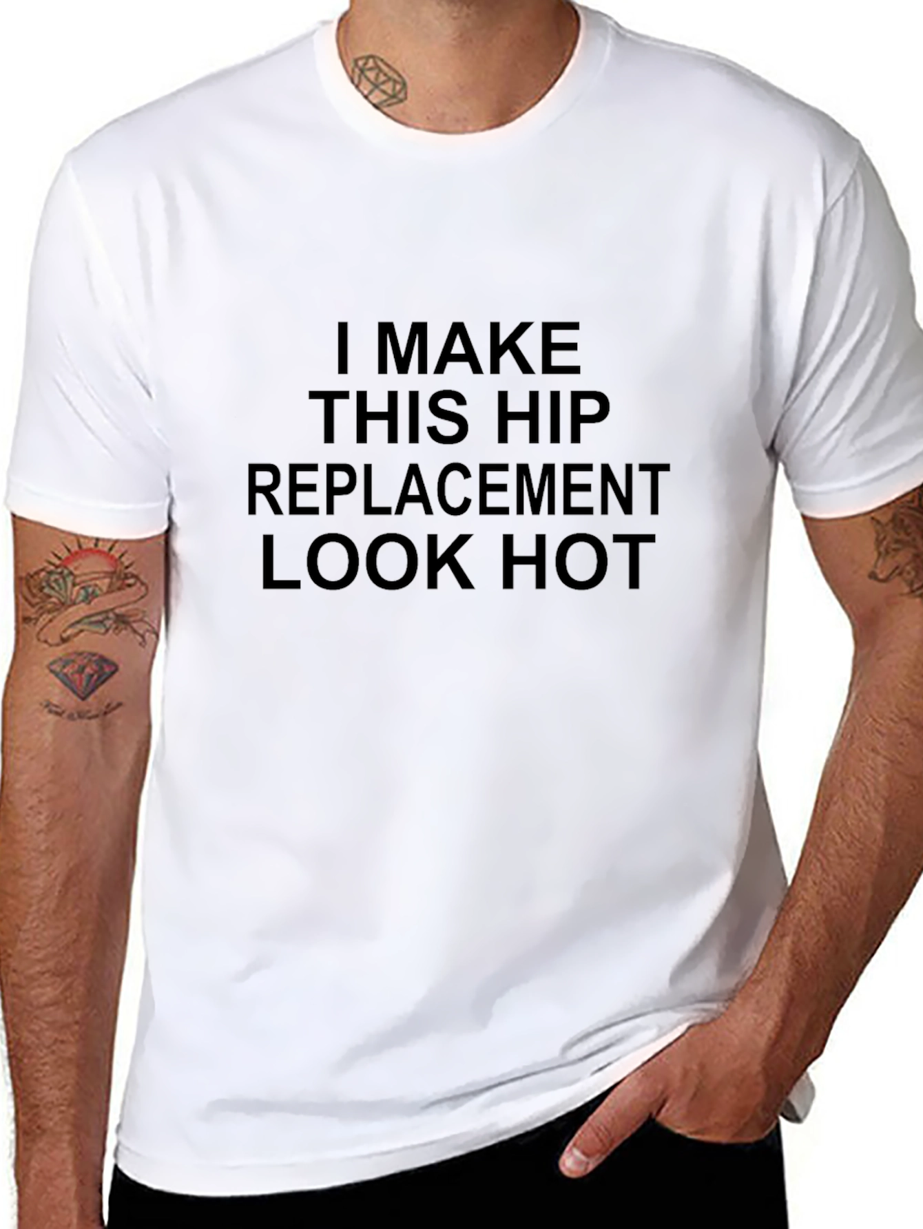 Funny Hip Replacement Graphic T-Shirt