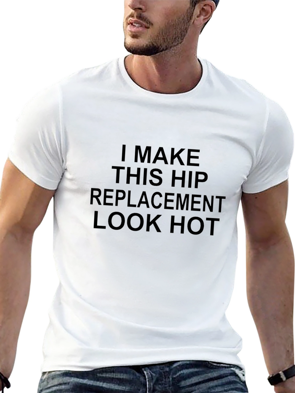 Funny Hip Replacement Graphic T-Shirt
