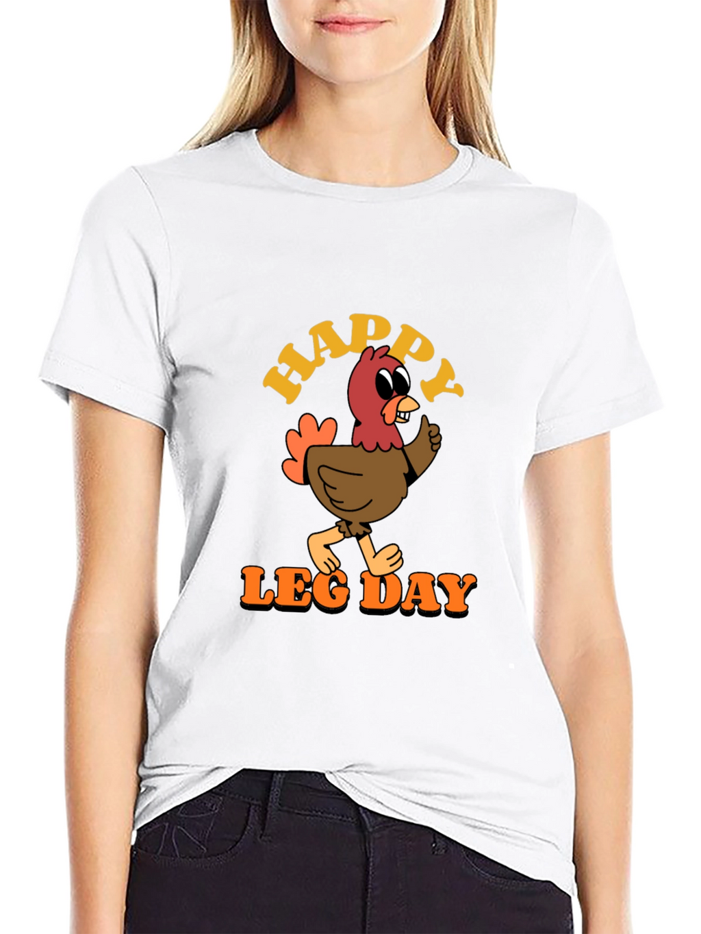 Funny Thanksgiving Turkey Leg Day Graphic T-Shirt