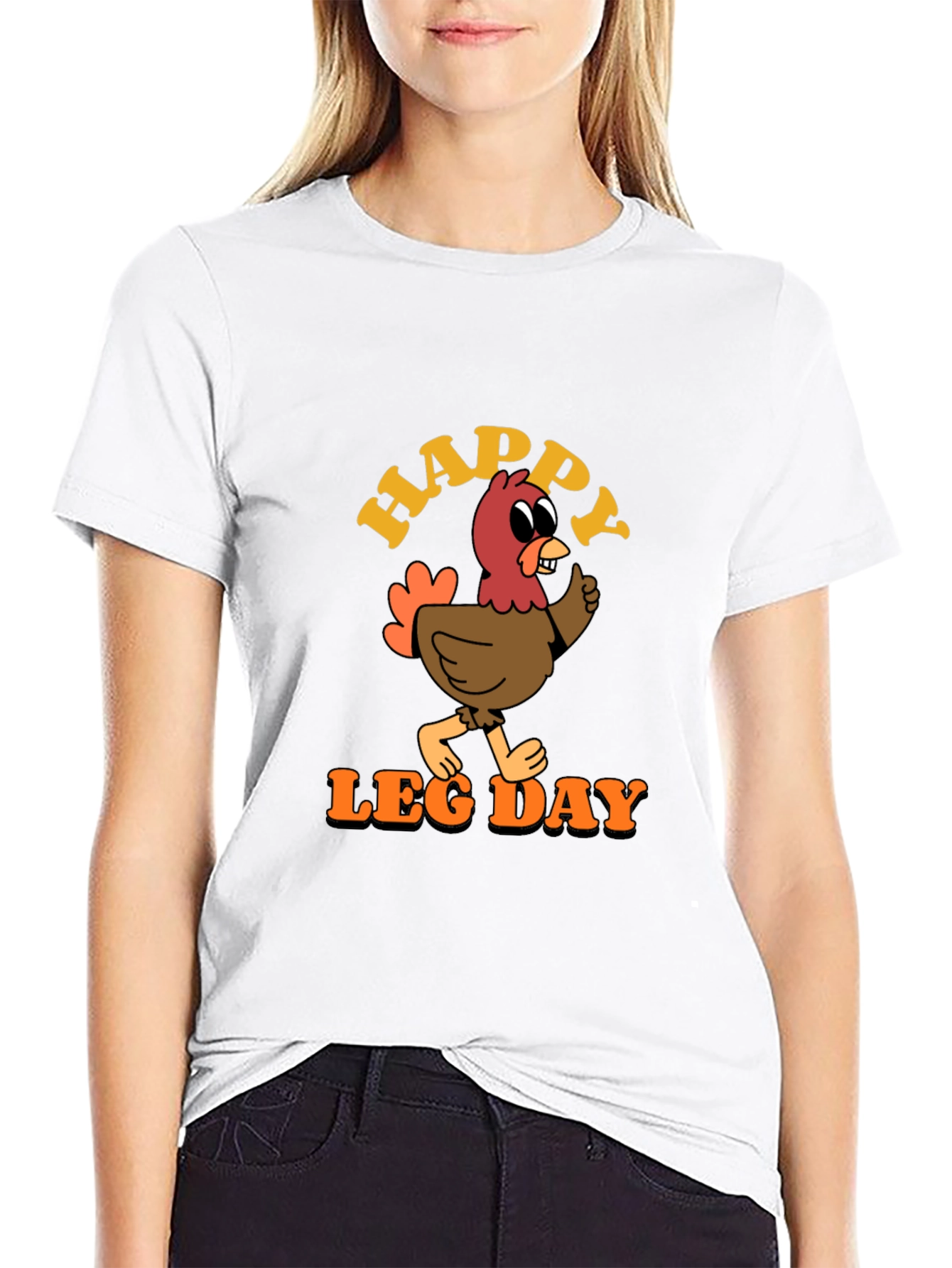 Funny Thanksgiving Turkey Leg Day Graphic T-Shirt
